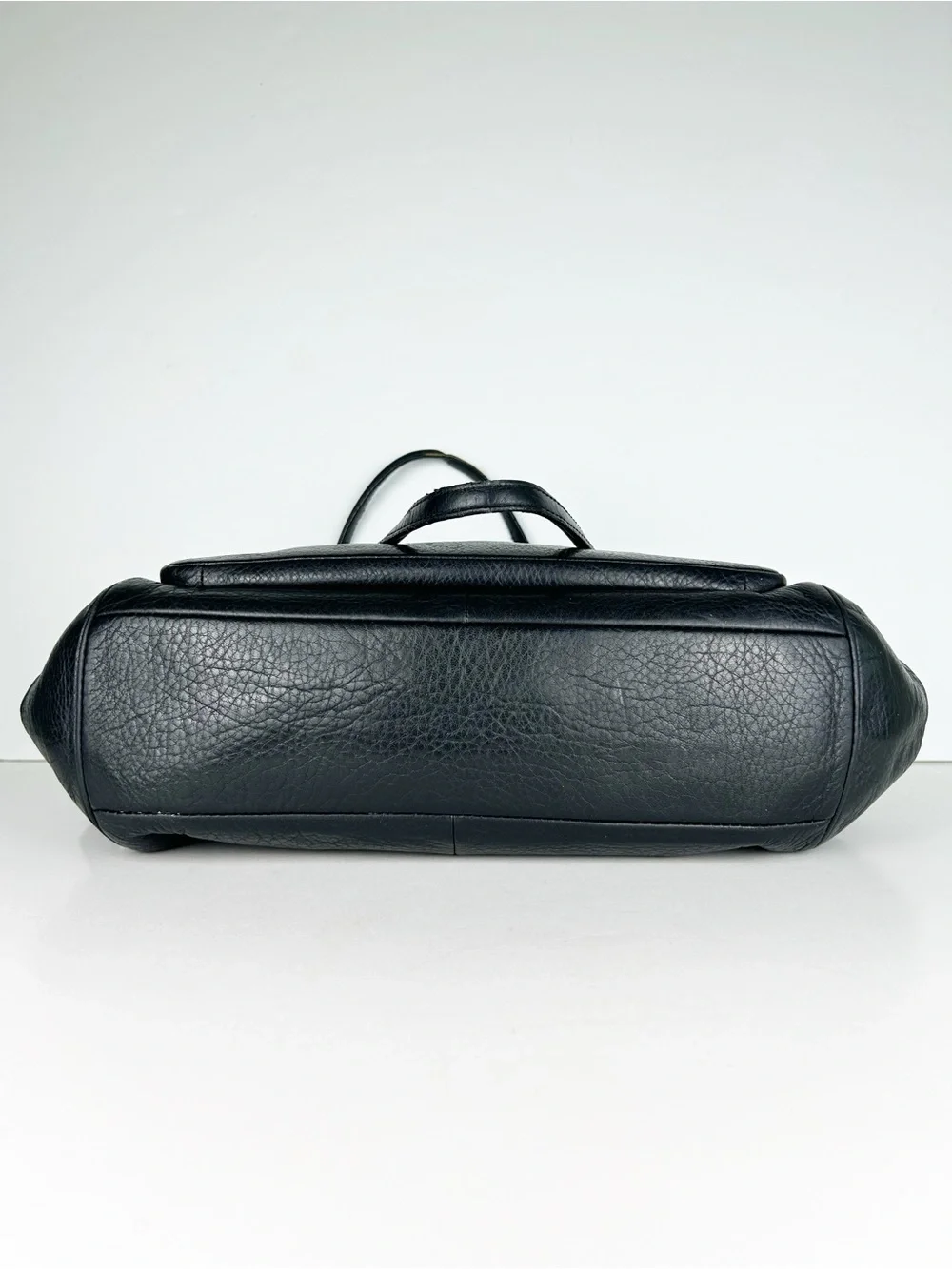 Coach Madison Madeline Black Leather Flap Purse Bag Satchel - Picture 6 of 15